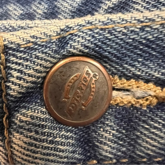 Vintage Dickies Dad Jeans in faded blue altered size 38x27 - Picture 5 of 12